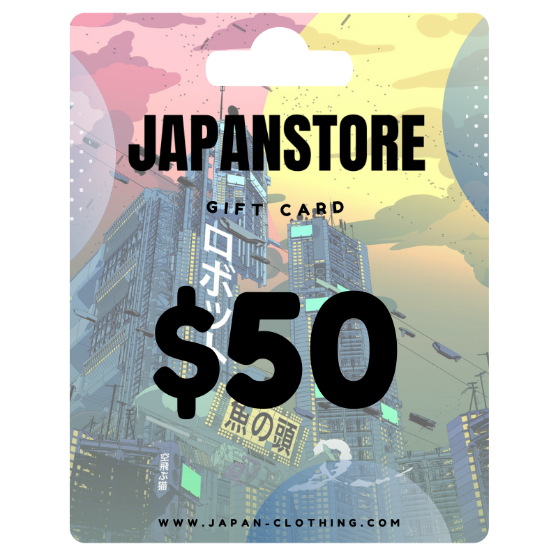 YONAKU Gift Card – 50 dollar digital gift card for the YONAKU Japanese clothing shop, sent by email